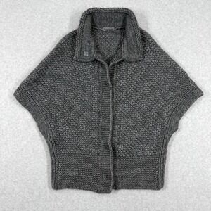 Elsamanda Sweater Women Small Cardigan Alpaca Wool Blend Poncho Anthropologie